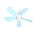 16inch Portable 6 Blades Mini Ceiling Fan Low Noise Hanging Cooler