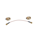 RJXHOBBY RG316 Wire Jumper Cable 15cm SMA Male to SMA Male with Connecting Line RF Coaxial Coax Cabl