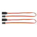 2Pcs 30cm Servo Extension Lead Wire Cable Futaba JR Male to Female for RC Servo