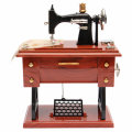 Vintage Treadle Sewing Machine Music Box Antique Gift Musical Education Toys Home Decor Fashion Acce