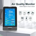 WIFI PM2.5 PM1.0 PM10 Temperature Humidity Air Quality Monitor 4.3 Inch LED Display Intelligent CO2