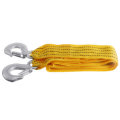 Car Tow Cable Emergency Trailer Rope 4M 3Tons With 2 Anti-Slip Hooks