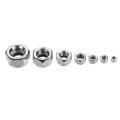 Suleve MXSN4 170Pcs 304 Stainless Steel Lock Nut Assortment M3/4/5/6/8/10/12 Nylon Insert Locknut