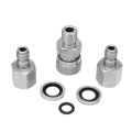 Stainless PCP Air Gun Filling Quick Connect Adapter 1/8 BSPP With Plugs Fitting Connector Coupler