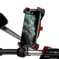 4.7-6.5inch Adjustable Bike Phone Holder Shock Absorption GPS Phone Clip Stand Handlebar Stretch Mou