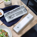 HUOHOU IPX6 Waterproof USB Recharge Auto-Sensing Disinfection Portable Cutlery Box from Xiiaomi