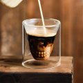 HiBREW Coffee Cup Personalized Glass Skull Style