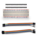 Electronics Component Basic Starter Kit With 830 Tie-Points Breadboard Cable Resistor Capacitor LED