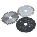 3pcs 85mm Circular Saw Blades Set HSS/TCT  Wood Working Rotary Tool Cutting Discs Kit