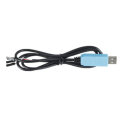 2Pcs PL2303 USB to TTL USB to Serial Port PL2303 Module Brush Line 4PIN DuPont Cable
