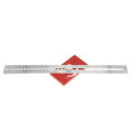 350mm Multifunctional Angle Drawing Ruler with Imperial and Metric Scale Hole Positioning Ruler Wood