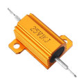 RX24 25W 1KR 1KRJ Metal Aluminum Case High Power Resistor Golden Metal Shell Case Heatsink Resistanc