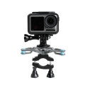 Bike Bicycle Bracket Damping Shock Absorber Mount Fixed Clip Tripod for OSMO Action Gopro Hero Camer