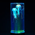 LED Night Light Jellyfish Tank Aquarium Style LED Lamp Sensory Autism Lamp LED Desk Lamp for Home De