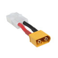 AMASS 3CM 14AWG XT60 Male Plug to Tamiya Male Plug Silicone Charging Cable for Battery Charger