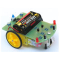 3PCS Mini Electronic Tracking Robot Car DIY Kit With Reduction Motor