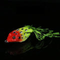 ZANLURE 1PC 15g 6.5cm Rubber Fishing Lure Frog Artificial Ray Frog Fishing Soft Bait Hooks