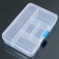 5 Grids Clear PP Eco-Friendly Adjustable Storage Container DIY Crafts Jewelry Organizer Dividers Box