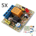 5Pcs DIY Light Operated Switch Kit Light Control Switch Module Board With Photosensitive DC 5-6V