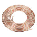 Copper Brake Pipe Hose 25 ft. Roll Of 1/4" Plated Line Tubing Piping Joint Union
