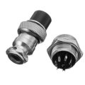 5Set GX16-8 Pin Male And Female Diameter 16mm Wire Panel Connector GX16 Circular Aviation Connector