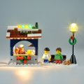 YEABRICKS DIY LED Lighting Light Kit for Lego 10235 Christmas Village Market Building Blocks Lightin