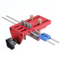 X700 3 in 1 Aluminum Alloy Dowelling Jig with Clamping System Set Wood Dowel Drilling Position Jig W