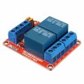 5Pcs 12V 2 Channel Relay Module With Optocoupler Support High Low Level Trigger
