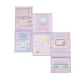 6 Pcs/pack Colorful Sticky Notes Cartoon Love Game Pad Sticky Memo Notes Gift Stationery Office Stic