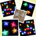 Battery Operated 50LEDs Star Fairy String Light Indoor Outdoor for Christmas Party DC4.5V