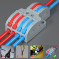 LT-422 Wire Connector 2 In 4 Out Wire Splitter Terminal Block Compact Wiring Cable Connector Push-in
