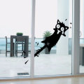 Honana Cartoon Clip to The Tail of A Cat Wall Sticker for Home Decor PVC Decals Doors Windows Car St