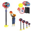 Portable Children Kids Adjustable Basketball Indoor Outdoor Play Net Hoop Set 115cm