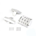 Upgraded Stainless Steel Chassis Front Armor Protection Skid Plate Kit for LOSI LMT 4WD RC Car Vehic