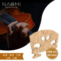 NAOMI Grooved G D A E Violin Bridge Selected AA Grade Maple Bridge French Style For 4/4 Violin Use