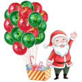 53Pcs Christmas Decorations Set Santa Claus Snowman Bells Tree Decorations Photo Props Christmas Par