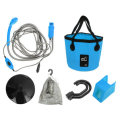 Camping Shower 20L Folding Bucket Bag High Pressure Power Electric Pump Washer Portable Car Washer O