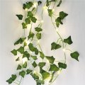 1X 2M Artificial Plants Led String Light Creeper Green Leaf Ivy Vine For Home Wedding Decor Lamp DIY