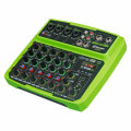 Drembo 4/6 Protable Digital Audio Mixer Console with Sound Card blu... (COLOR.: GREEN | ADAPTOR: US)