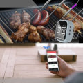 bluetooth Wireless BBQ Thermometer Smart Cooking Tools with 6 Probes Alarm Timer Free APP for Phone