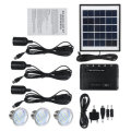 4W 7.5V Solar Lighting System Solar Power System DC LED Lights Outdoor Stall Lighting