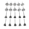 20pcs Stainless Steel Wire Brush Set Cleaner Polishing Brushes Cup Wheel For Dremel Rotary Tool