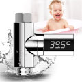 LW-102 LED Celsius Display Water Shower Thermometer Celsius Flow Self-Generating Electricity Water T