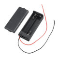 1Pcs AAA Battery Holder Case Box With Leads With ON/OFF Switch Cover 2 Slot Standard Battery Contain