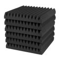 6Pcs Triangular Sound Insulation Cotton KTV Muffler Sponge Sound Insulation Foam Pad Wall Sound Abso