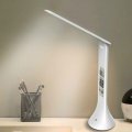 Bakeey LED Mini Desk Lamp Light Rechargeable with Digital Clock Touch Dimmable