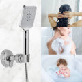 Universal Adjustable Hand Shower Holder Suction Cup Holder Full Plating Shower Rail Head Holder Bath