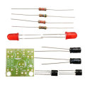 5pcs DC 3-14V DIY Simple LED Red Flashlight Circuit Kits DIY Multiharmonic Oscillating Electronic Ci