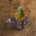 Himalayas Stone Decorations Orgone Pyramid Energy Generator Tower Home Reiki Healing Crystal