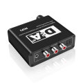 HIFI DAC Amp Digital To Analog Audio Converter Decoder 3.5mm AUX RCA Amplifier Adapter Toslink Optic